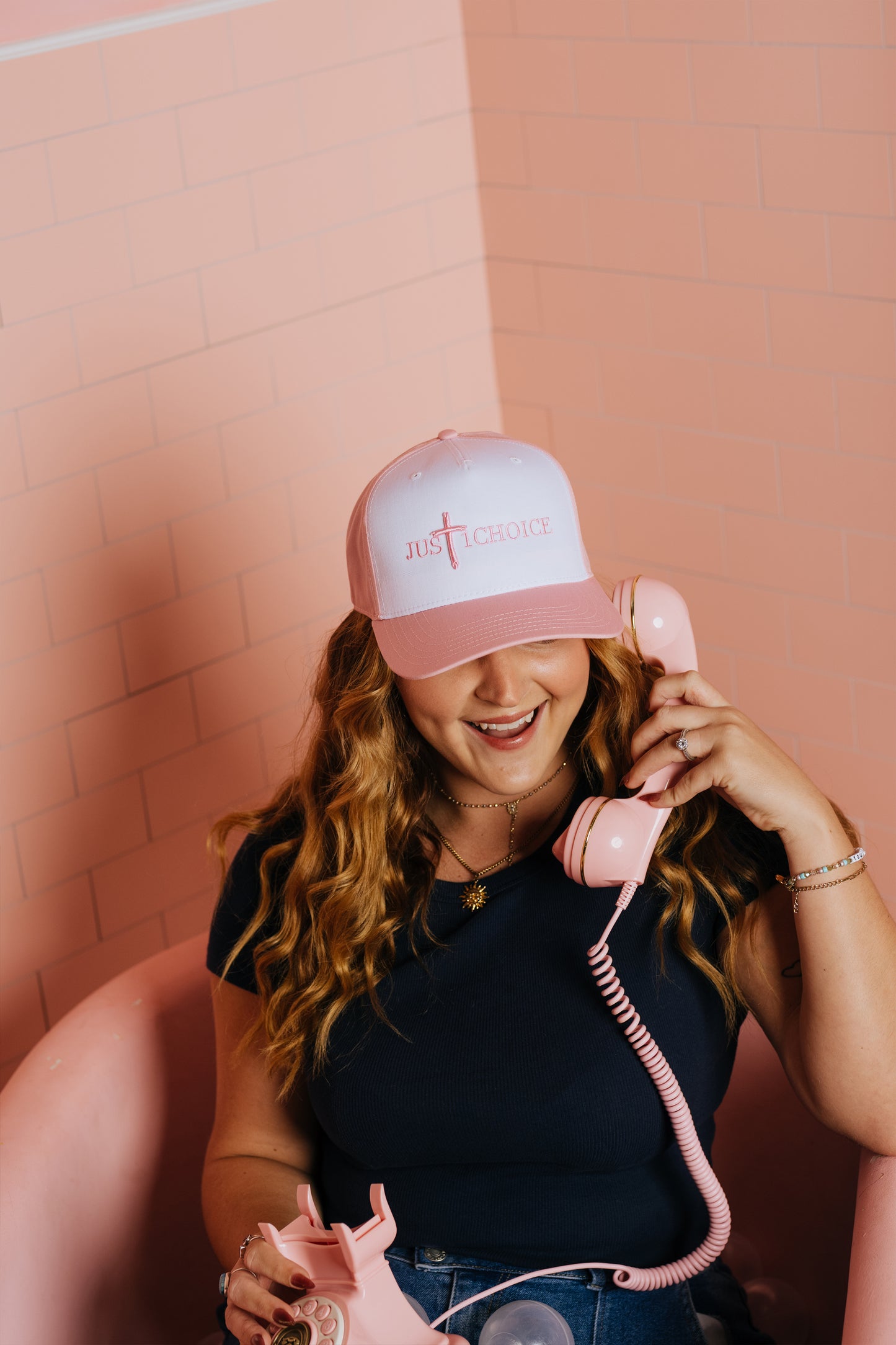 Pink/White